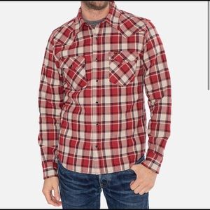 Iron Heart Ultra Heavy Flannel Shirt IHSH-259-RED (Extinct)